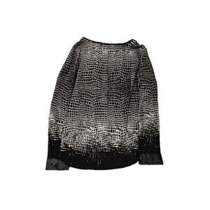 Calvin Klein Shear Blouse Womans S
